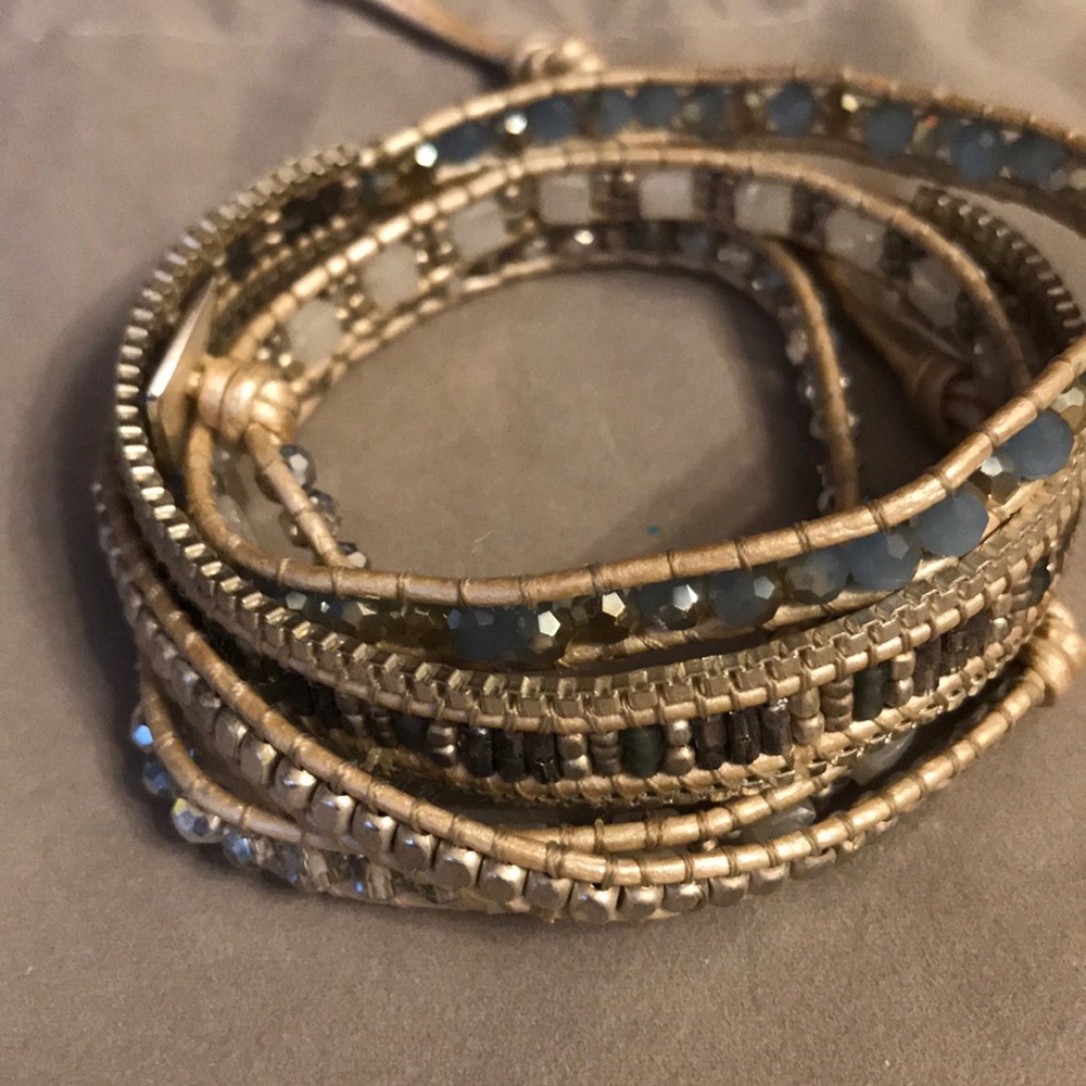 Wrap bracelet beaded